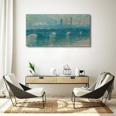 London Bridges in the Fog Canvas print