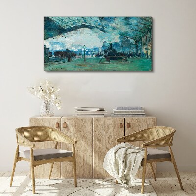 Paris Railway Station Canvas print