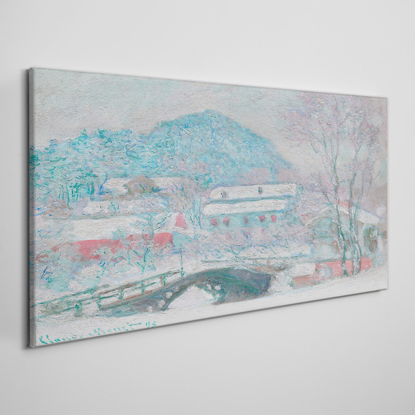 Winter landscape Canvas print