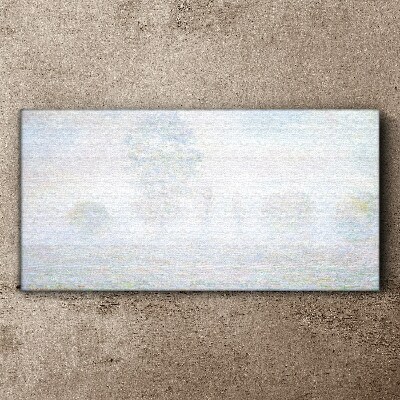 Misty landscape Canvas print
