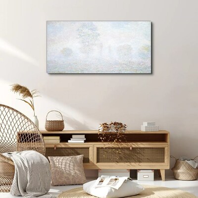 Misty landscape Canvas print