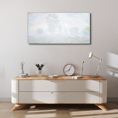 Misty landscape Canvas print