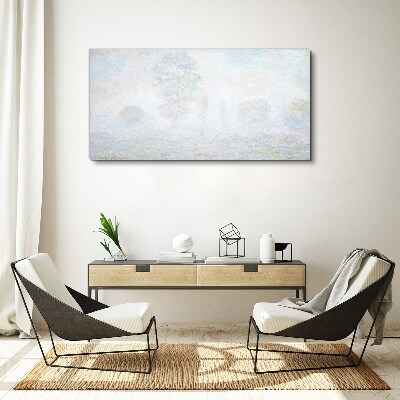 Misty landscape Canvas print