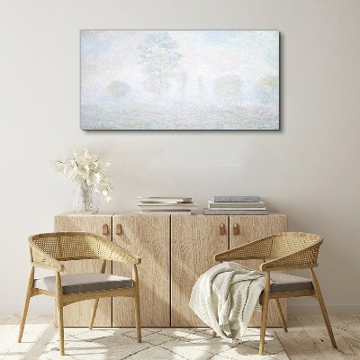 Misty landscape Canvas print