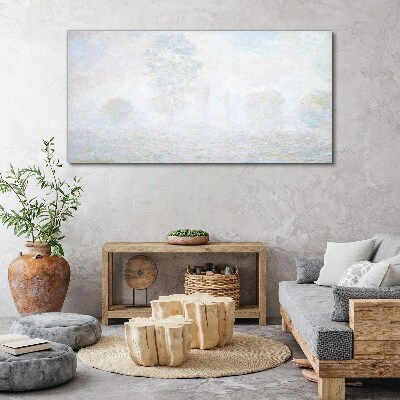 Misty landscape Canvas print