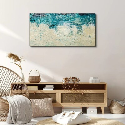The sea in shades of blue Canvas Wall art