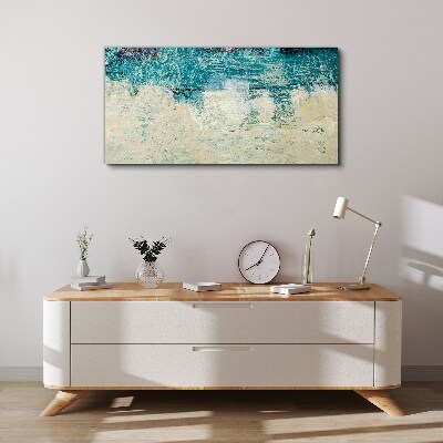 The sea in shades of blue Canvas Wall art