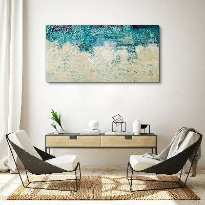 The sea in shades of blue Canvas Wall art