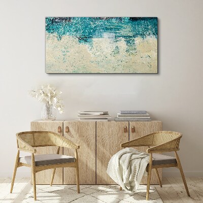 The sea in shades of blue Canvas Wall art