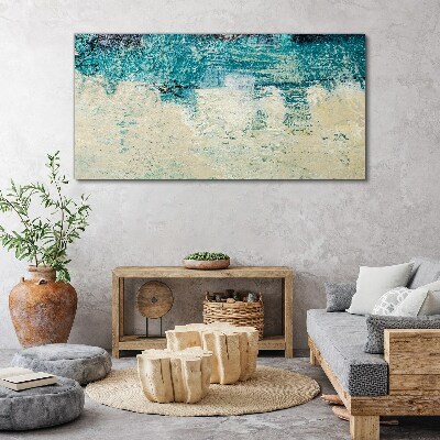The sea in shades of blue Canvas Wall art