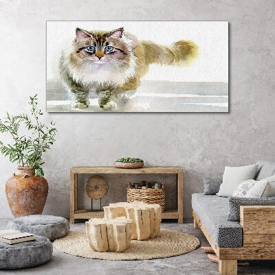 Modern animal cat Canvas Wall art