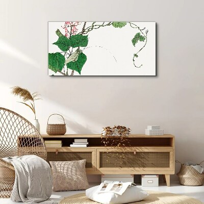 Flowers and insects in harmony Canvas print