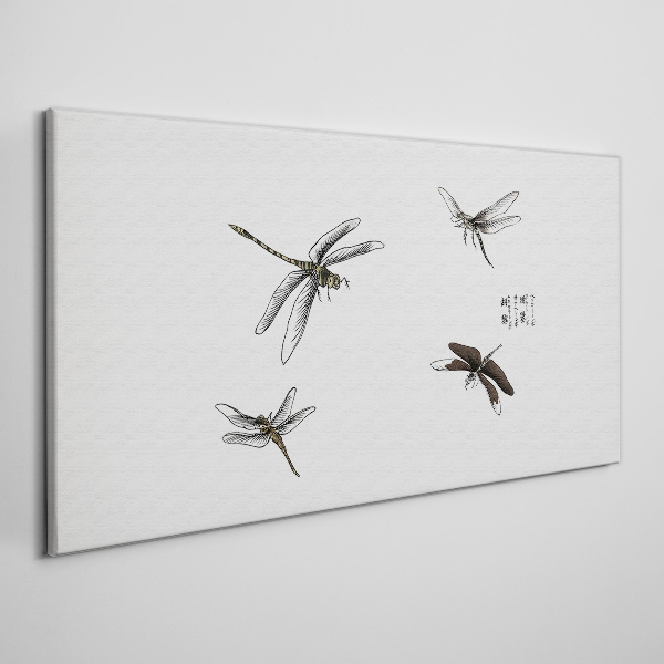 Butterflies in flight Canvas print