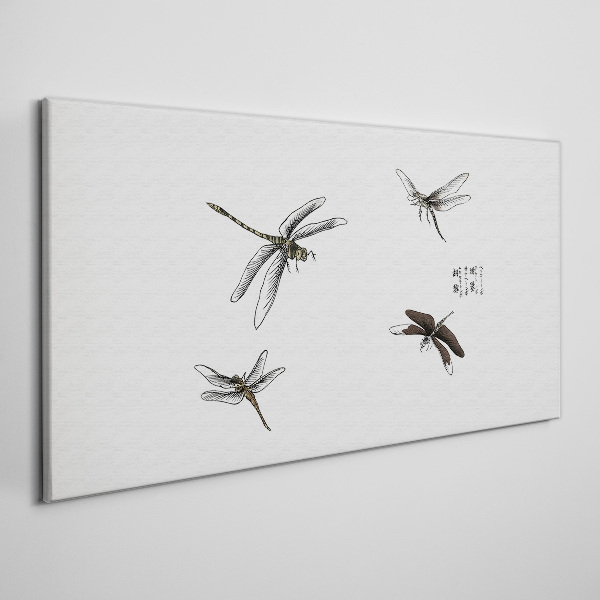 Insects worms Canvas print