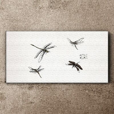 Butterflies in flight Canvas print