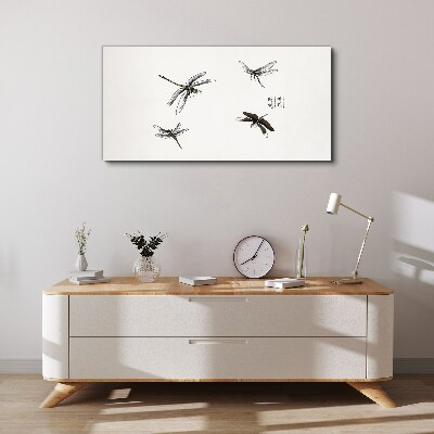 Butterflies in flight Canvas print
