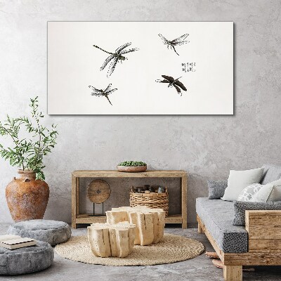 Butterflies in flight Canvas print