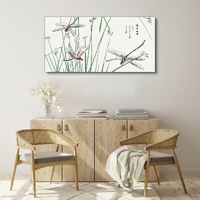Modern insects Canvas print