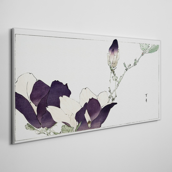 Floral beauty in delicate shades Canvas print