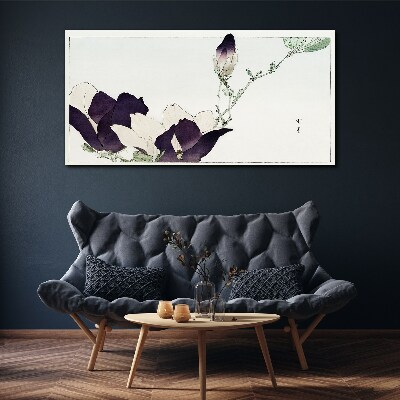 Floral beauty in delicate shades Canvas print