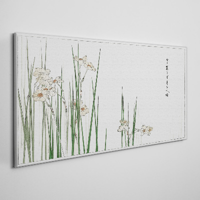 Flowers in the grass Canvas print