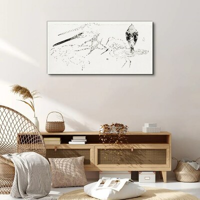Birds on the move Canvas print