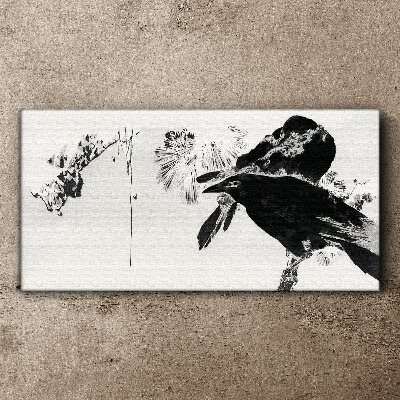 Animals birds Canvas print