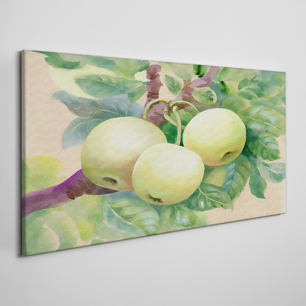 Apple garden in pastel colors Canvas print