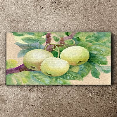 Apple garden in pastel colors Canvas print