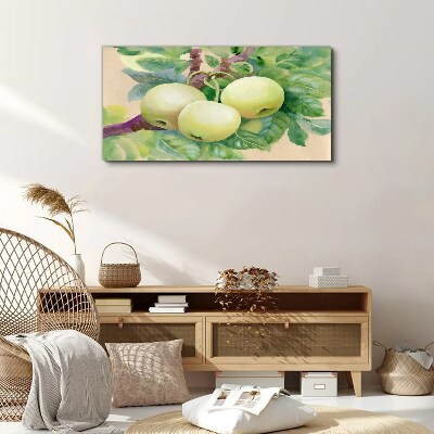 Apple garden in pastel colors Canvas print