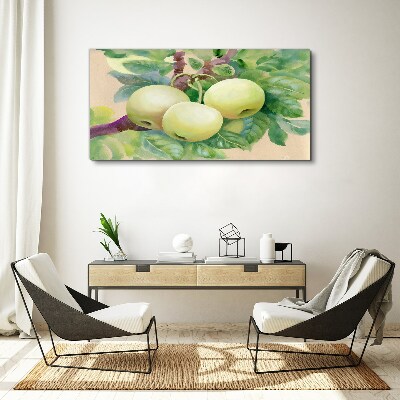 Apple garden in pastel colors Canvas print