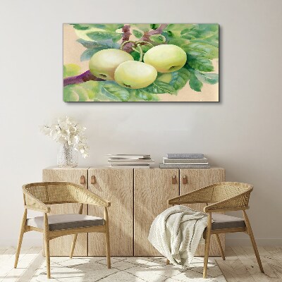 Apple garden in pastel colors Canvas print