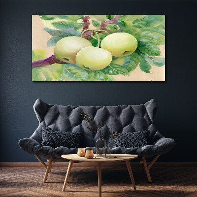 Apple garden in pastel colors Canvas print