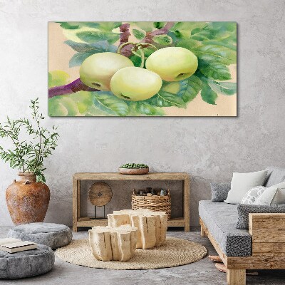 Apple garden in pastel colors Canvas print