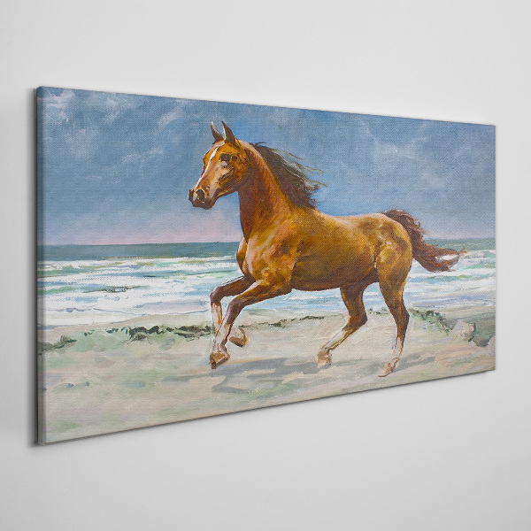 Galloping Horse by Unknown Artist Canvas Wall art