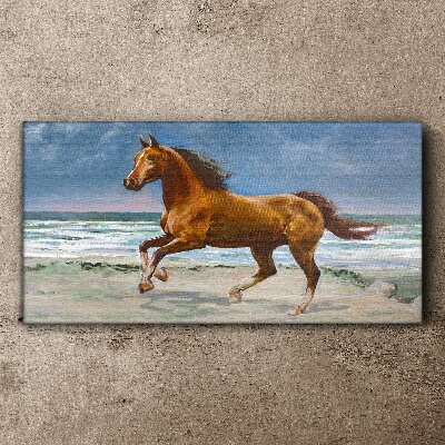 Galloping Horse by Unknown Artist Canvas Wall art
