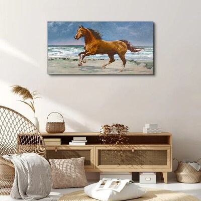 Galloping Horse by Unknown Artist Canvas Wall art