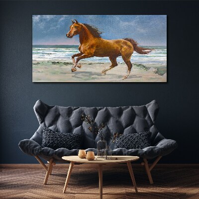 Galloping Horse by Unknown Artist Canvas Wall art