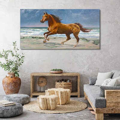 Galloping Horse by Unknown Artist Canvas Wall art