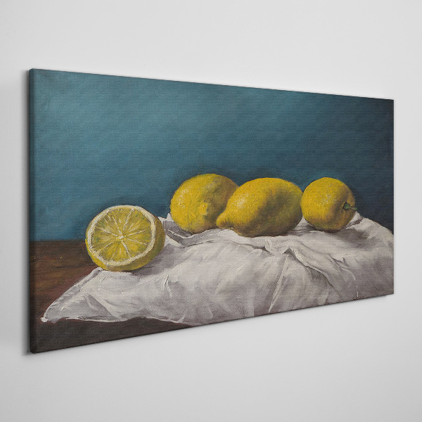Lemon Peace Canvas print