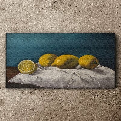 Lemon Peace Canvas print