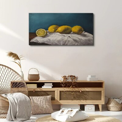Lemon Peace Canvas print