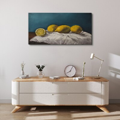 Lemon Peace Canvas print