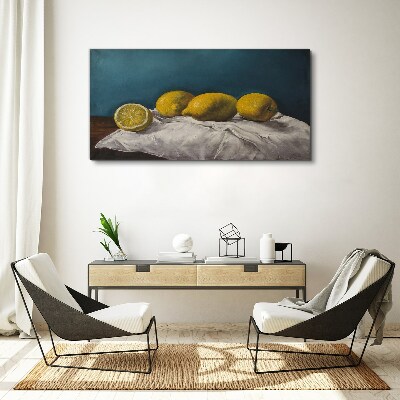Lemon Peace Canvas print