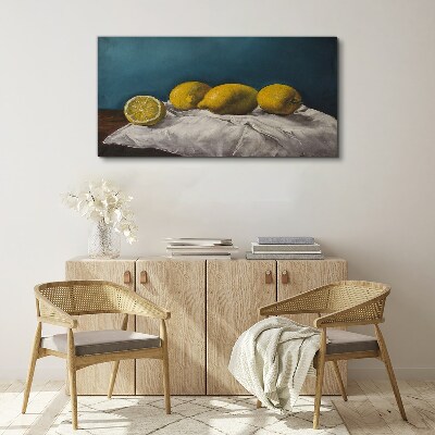 Lemon Peace Canvas print