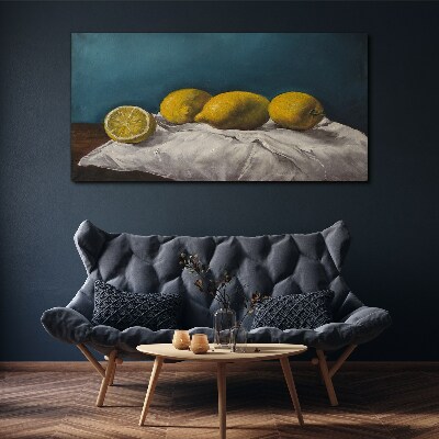 Lemon fruit Canvas print