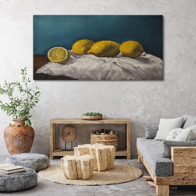 Lemon fruit Canvas print