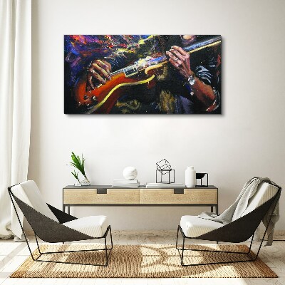 Musical passion in colors Canvas Wall art