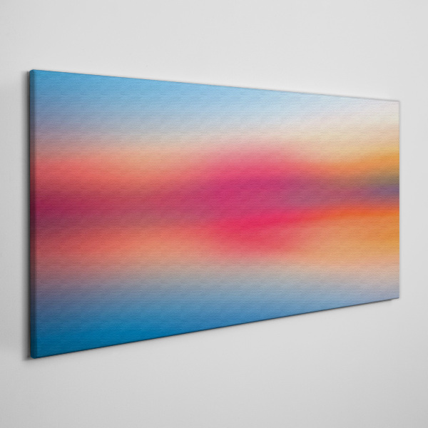Sunset in pastel shades Canvas print