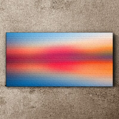 Sunset in pastel shades Canvas print
